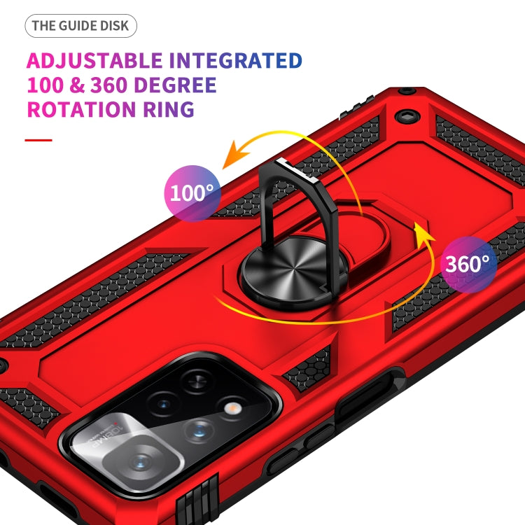 For Xiaomi Redmi Note 11 Pro 5G Shockproof TPU + PC Phone Case with 360 Degree Rotating Holder