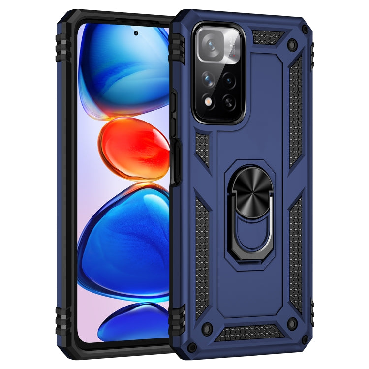 For Xiaomi Redmi Note 11 Pro 5G Shockproof TPU + PC Phone Case with 360 Degree Rotating Holder