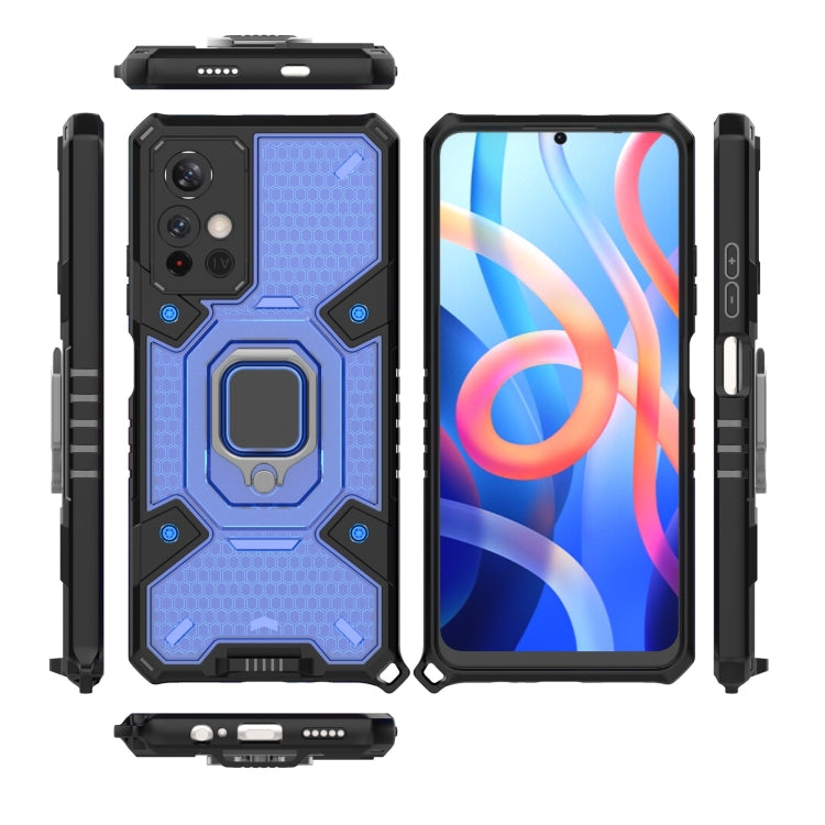 For Xiaomi Redmi Note 11 5G Space PC + TPU Phone Case with Ring Holder
