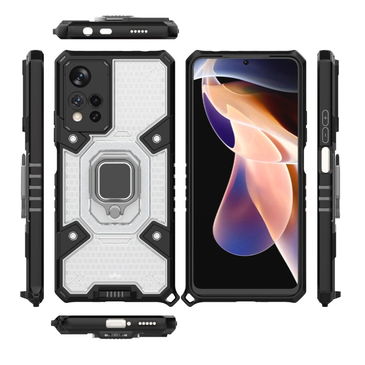 For Xiaomi Redmi Note 11 Pro 5G Space PC + TPU Phone Case with Ring Holder