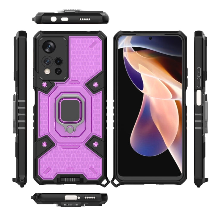 For Xiaomi Redmi Note 11 Pro 5G Space PC + TPU Phone Case with Ring Holder