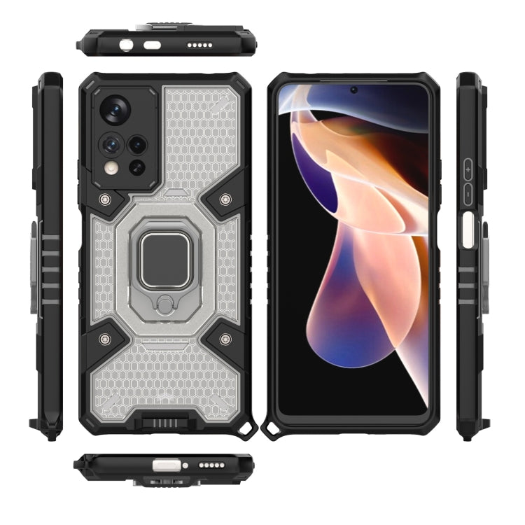 For Xiaomi Redmi Note 11 Pro 5G Space PC + TPU Phone Case with Ring Holder