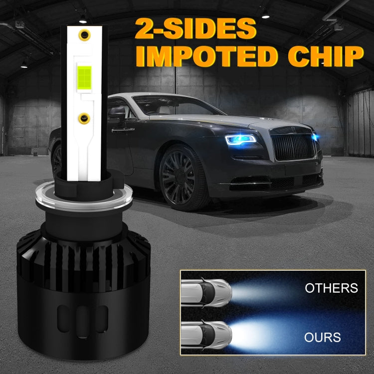 1 Pair P2 880 DC9-12V / 24W / 2200LM IP68 Car Waterproof Headlight 6LEDs SMD-3570 Lamp Beads