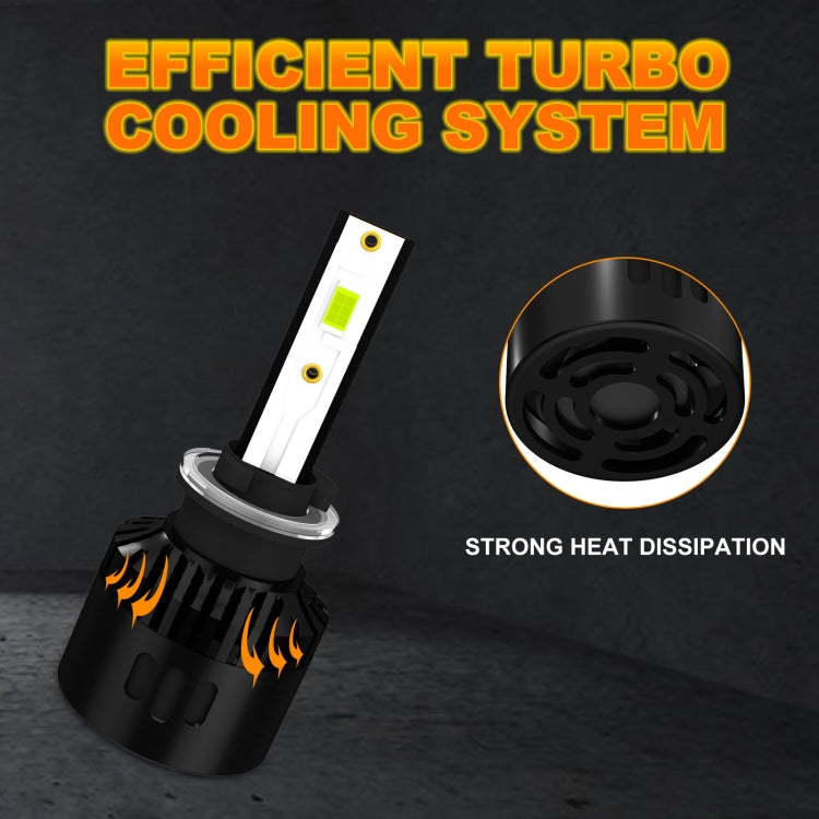 1 Pair P2 880 DC9-12V / 24W / 2200LM IP68 Car Waterproof Headlight 6LEDs SMD-3570 Lamp Beads