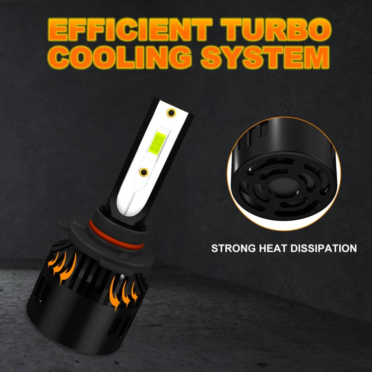 1 Pair P2 9005 DC9-12V / 24W / 2200LM IP68 Car Waterproof Headlight 6LEDs SMD-3570 Lamp Beads