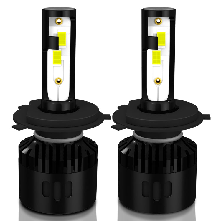 1 Pair P2 H4 DC9-12V / 24W / 2200LM IP68 Car Waterproof Headlight 6LEDs SMD-3570 Lamp Beads