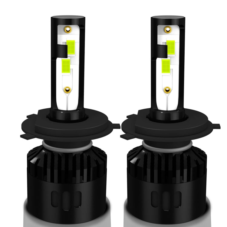 1 Pair P2 H4 DC9-12V / 24W / 2200LM IP68 Car Waterproof Headlight 6LEDs SMD-3570 Lamp Beads