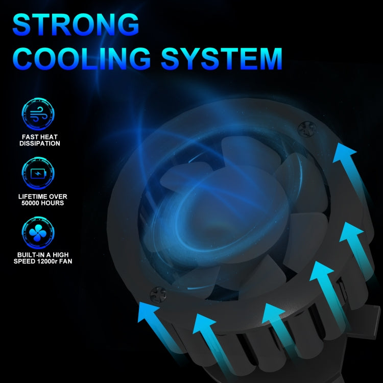 1 Pair Z3 H7 DC9-12V / 24W / 2200LM IP68 Car Waterproof Headlight 6LEDs SMD-3570 Lamp Beads