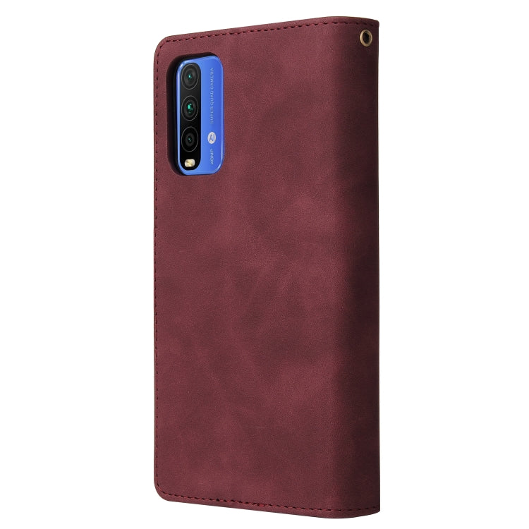 For Xiaomi Redmi Note 9 4G Multifunctional Phone Leather Case with Card Slot & Holder & Zipper Wallet & Photo Frame