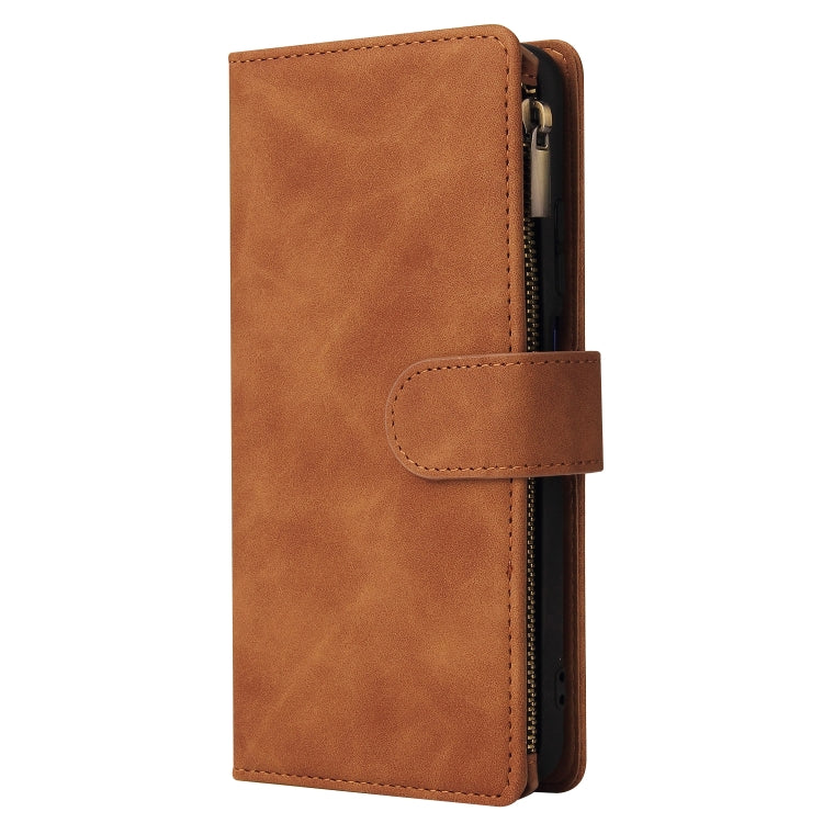 For Xiaomi Redmi Note 9 4G Multifunctional Phone Leather Case with Card Slot & Holder & Zipper Wallet & Photo Frame