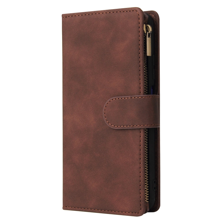 For Xiaomi Redmi Note 9 4G Multifunctional Phone Leather Case with Card Slot & Holder & Zipper Wallet & Photo Frame