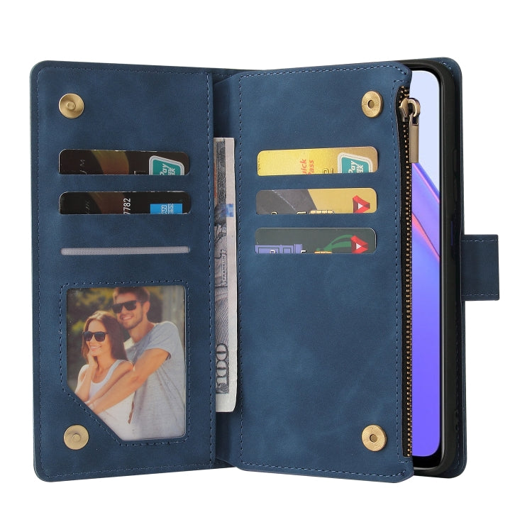 For Xiaomi Redmi Note 9 4G Multifunctional Phone Leather Case with Card Slot & Holder & Zipper Wallet & Photo Frame