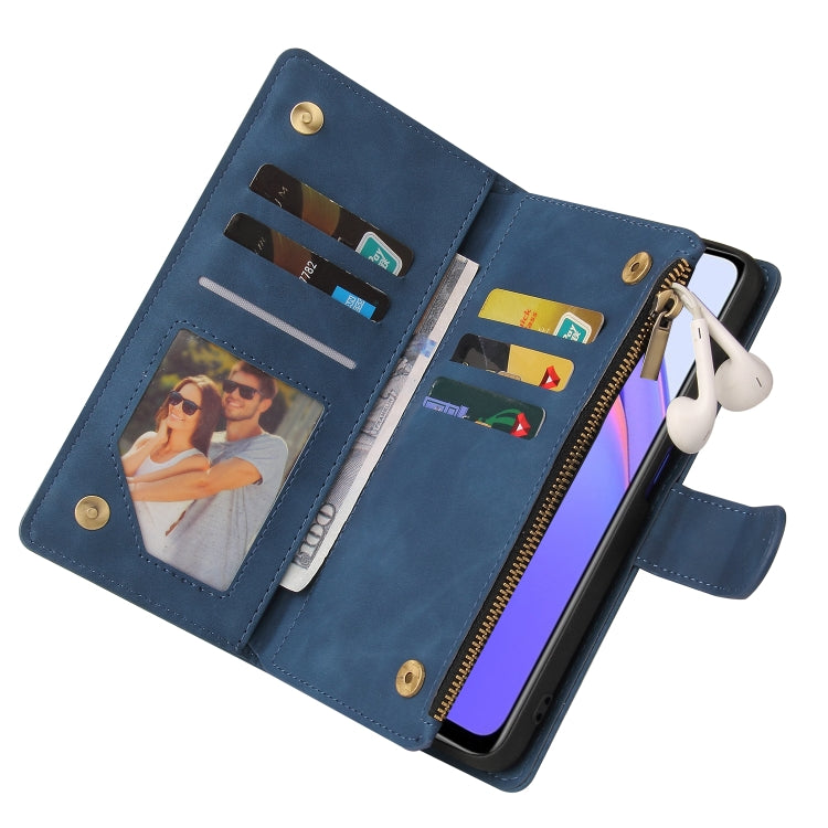 For Xiaomi Redmi Note 9 4G Multifunctional Phone Leather Case with Card Slot & Holder & Zipper Wallet & Photo Frame