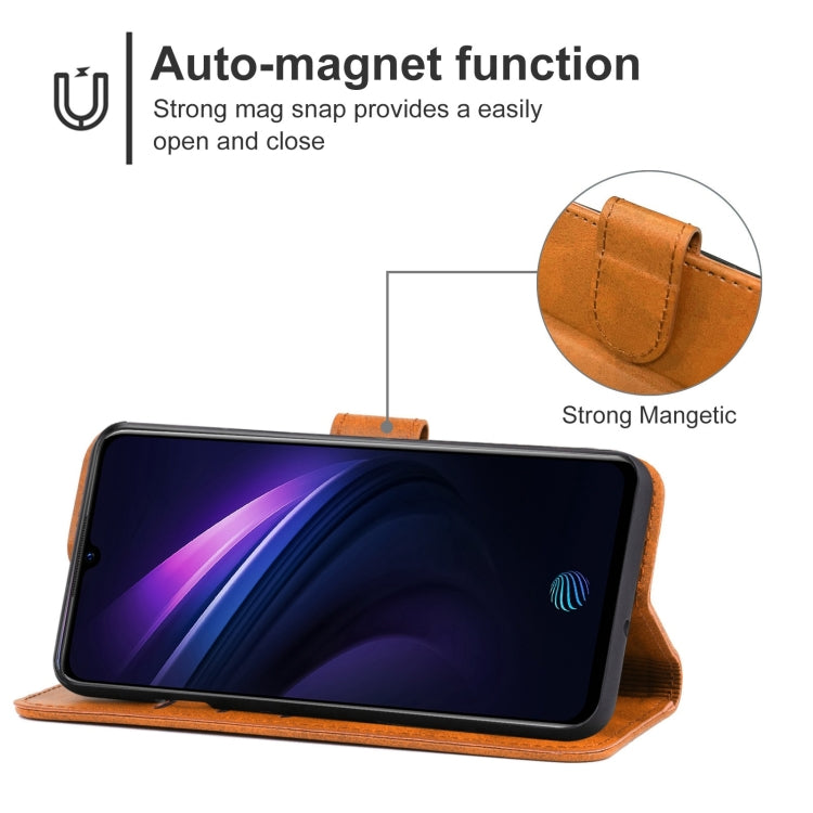 Leather Phone Case For vivo iQOO Neo 855/Z5/Y7s/S1 Foreign Version/V17 Neo EU Version/Z1X India Version