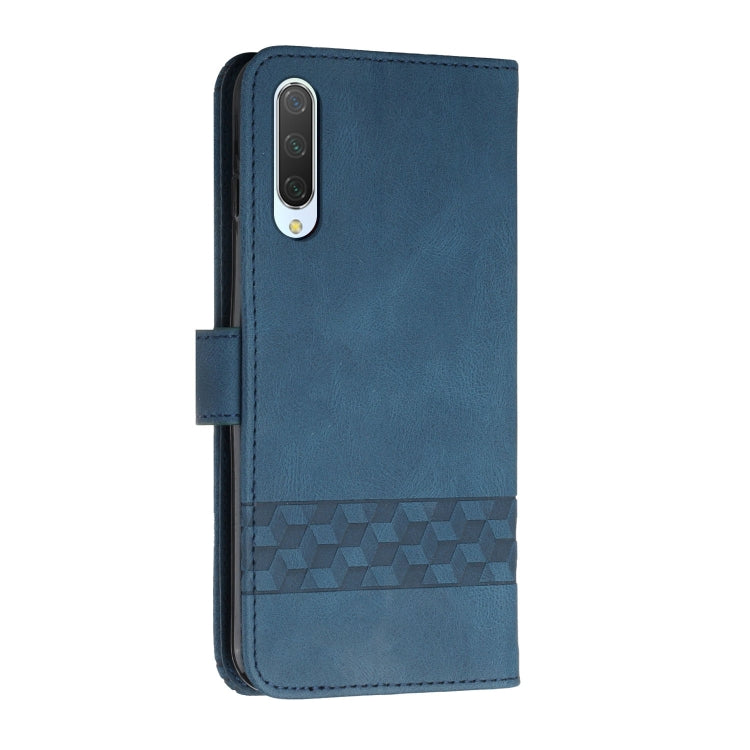 For Xiaomi Mi 9 SE Cubic Skin Feel Flip Leather Phone Case