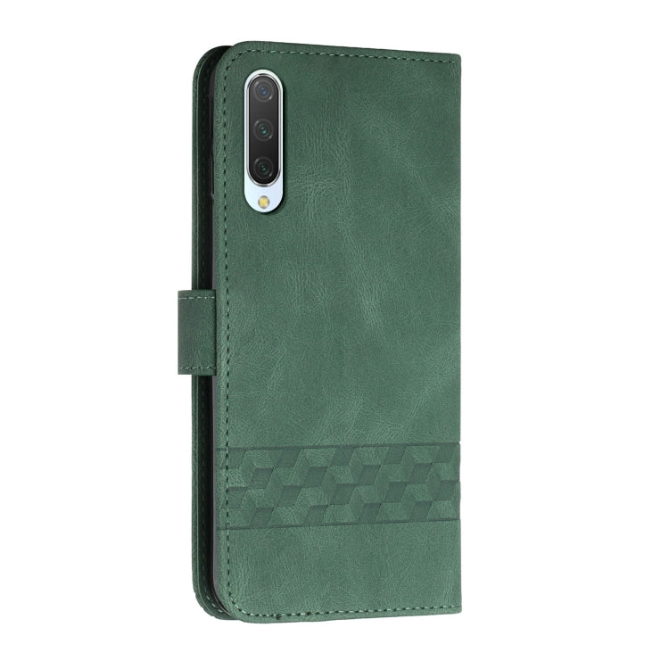 For Xiaomi Mi 9 SE Cubic Skin Feel Flip Leather Phone Case