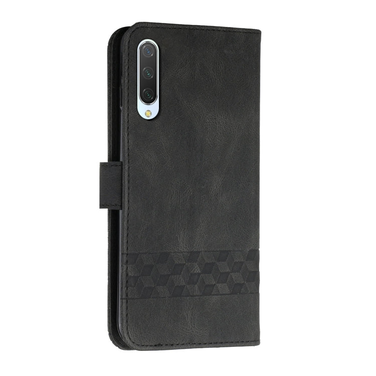 For Xiaomi Mi 9 SE Cubic Skin Feel Flip Leather Phone Case