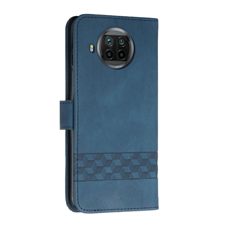 For Xiaomi Mi 10T Lite 5G Cubic Skin Feel Flip Leather Phone Case