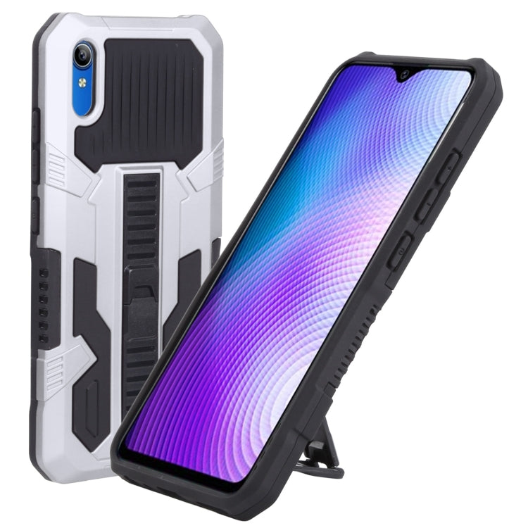 For vivo Y91i Indonesia Version / Y91C Vanguard Warrior All Inclusive Double-color Shockproof TPU + PC Phone Case with Holder