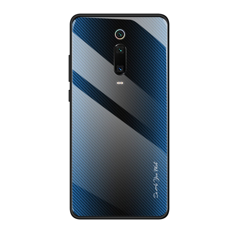 For Xiaomi Redmi K20 / K20 Pro / 9T Texture Gradient Glass Protective Case
