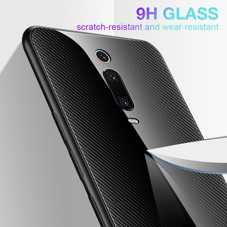 For Xiaomi Redmi K20 / K20 Pro / 9T Texture Gradient Glass Protective Case