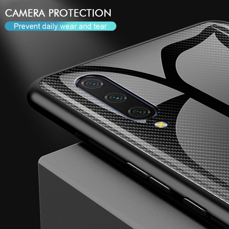 For Xiaomi CC9 / A3 Lite Texture Gradient Glass Protective Case