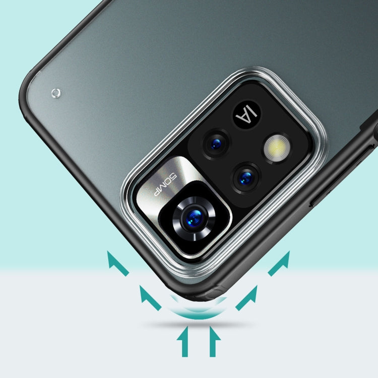 For Xiaomi Redmi Note 11 Four-corner Shockproof TPU + PC Phone Case(Black)