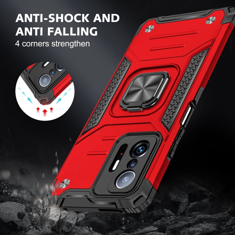 For Xiaomi 11T Magnetic Armor TPU + PC Phone Case