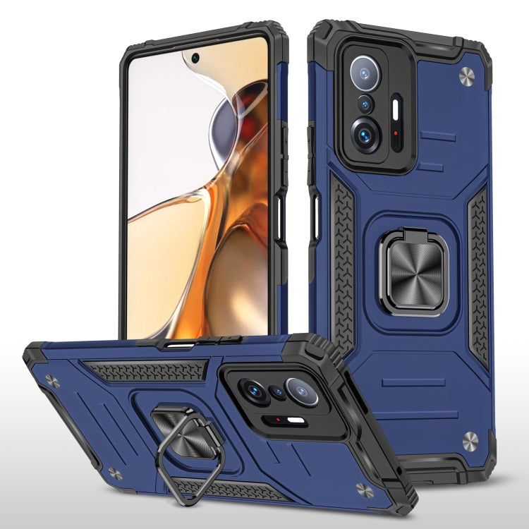 For Xiaomi 11T Magnetic Armor TPU + PC Phone Case