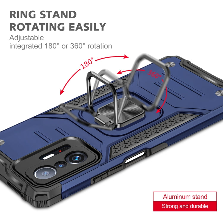 For Xiaomi 11T Magnetic Armor TPU + PC Phone Case