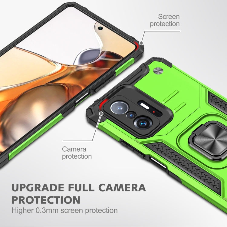 For Xiaomi 11T Magnetic Armor TPU + PC Phone Case