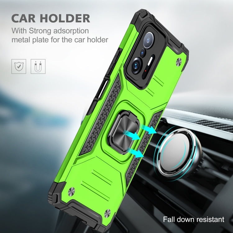For Xiaomi 11T Magnetic Armor TPU + PC Phone Case