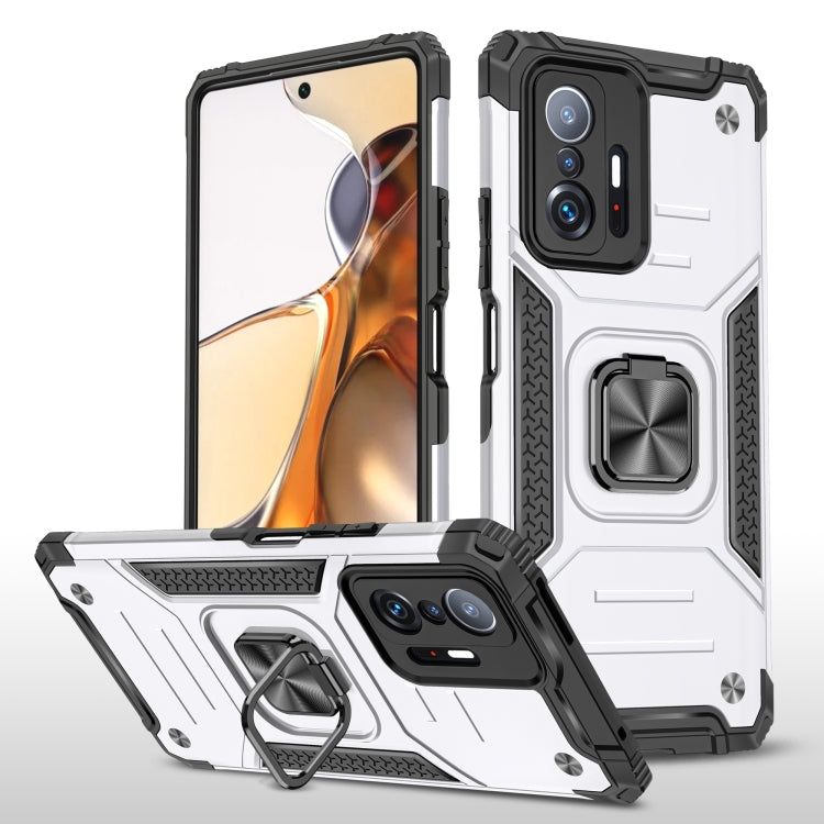 For Xiaomi 11T Magnetic Armor TPU + PC Phone Case