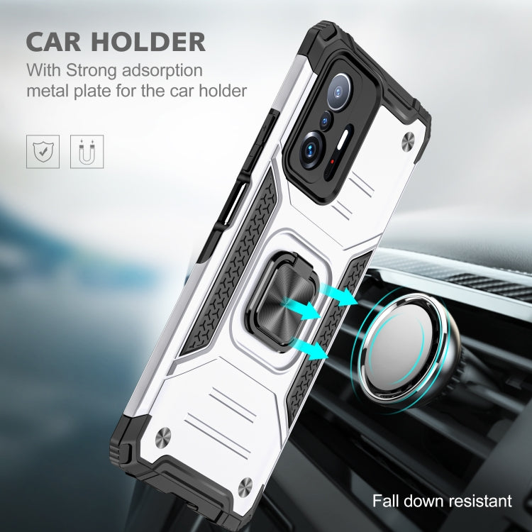 For Xiaomi 11T Magnetic Armor TPU + PC Phone Case