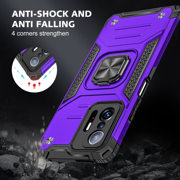 For Xiaomi 11T Magnetic Armor TPU + PC Phone Case