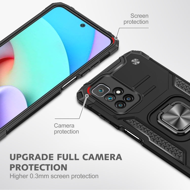 For Xiaomi Redmi 10 Magnetic Armor TPU + PC Phone Case