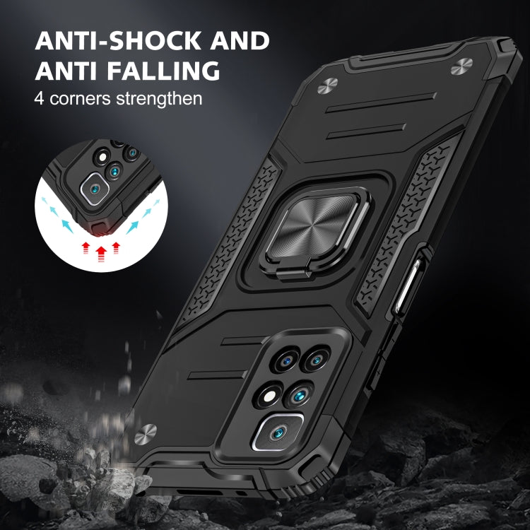 For Xiaomi Redmi 10 Magnetic Armor TPU + PC Phone Case