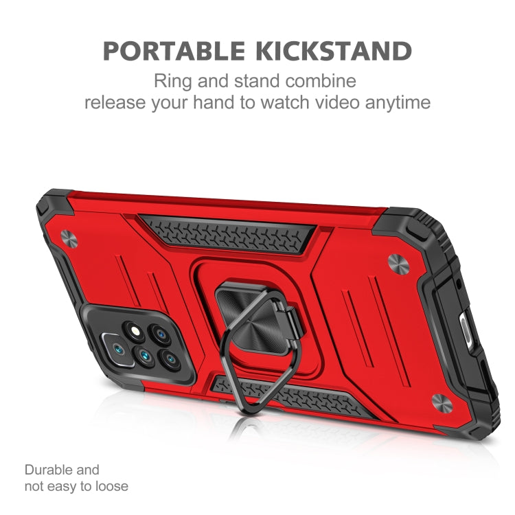 For Xiaomi Redmi 10 Magnetic Armor TPU + PC Phone Case