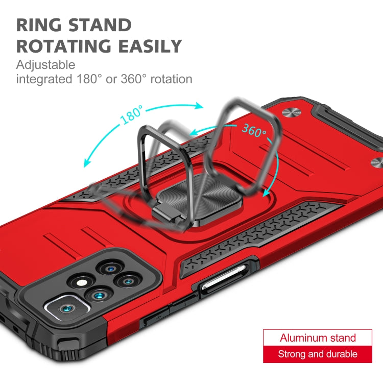 For Xiaomi Redmi 10 Magnetic Armor TPU + PC Phone Case