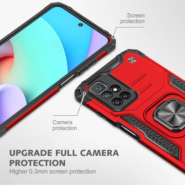 For Xiaomi Redmi 10 Magnetic Armor TPU + PC Phone Case