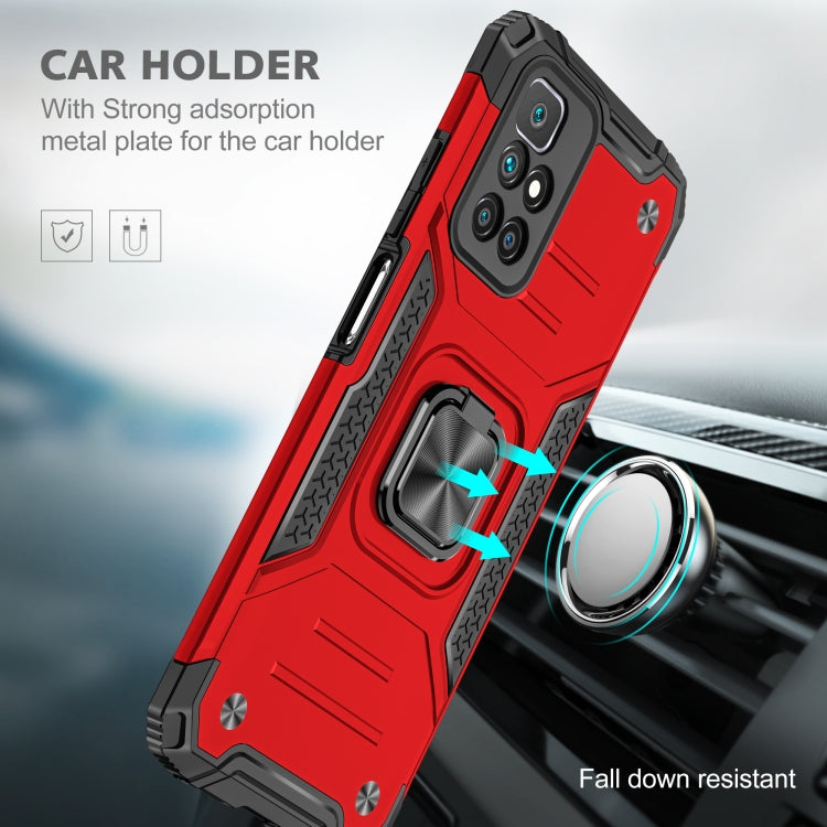 For Xiaomi Redmi 10 Magnetic Armor TPU + PC Phone Case