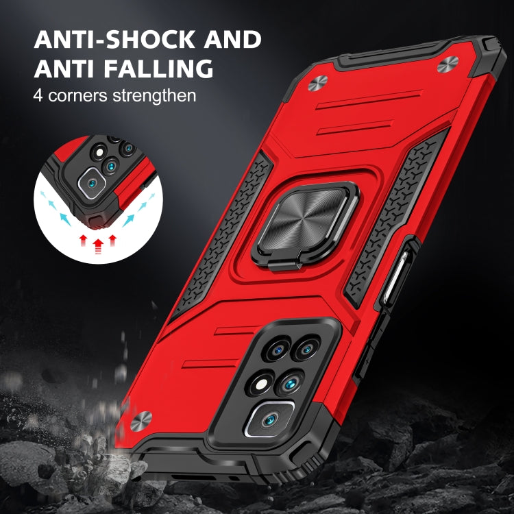 For Xiaomi Redmi 10 Magnetic Armor TPU + PC Phone Case