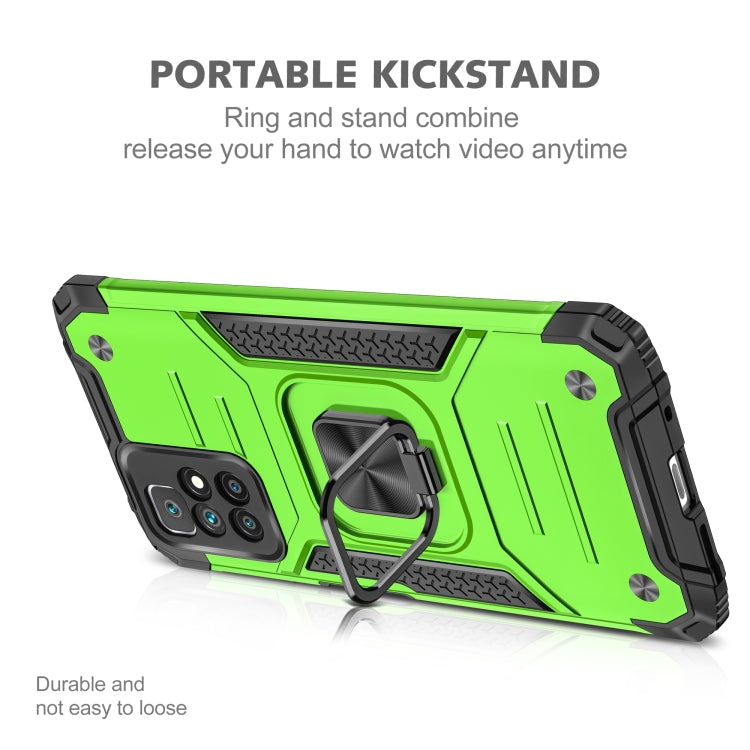 For Xiaomi Redmi 10 Magnetic Armor TPU + PC Phone Case