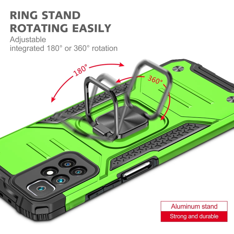 For Xiaomi Redmi 10 Magnetic Armor TPU + PC Phone Case