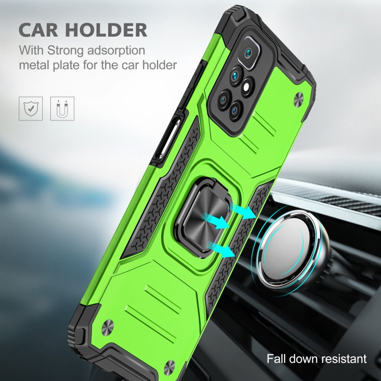 For Xiaomi Redmi 10 Magnetic Armor TPU + PC Phone Case