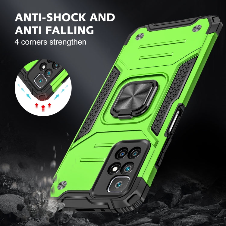 For Xiaomi Redmi 10 Magnetic Armor TPU + PC Phone Case