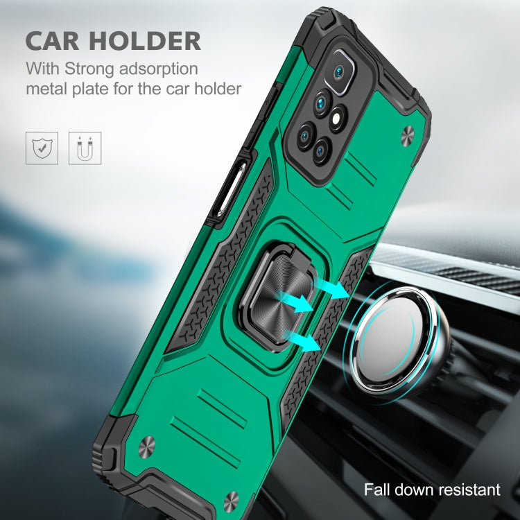 For Xiaomi Redmi 10 Magnetic Armor TPU + PC Phone Case