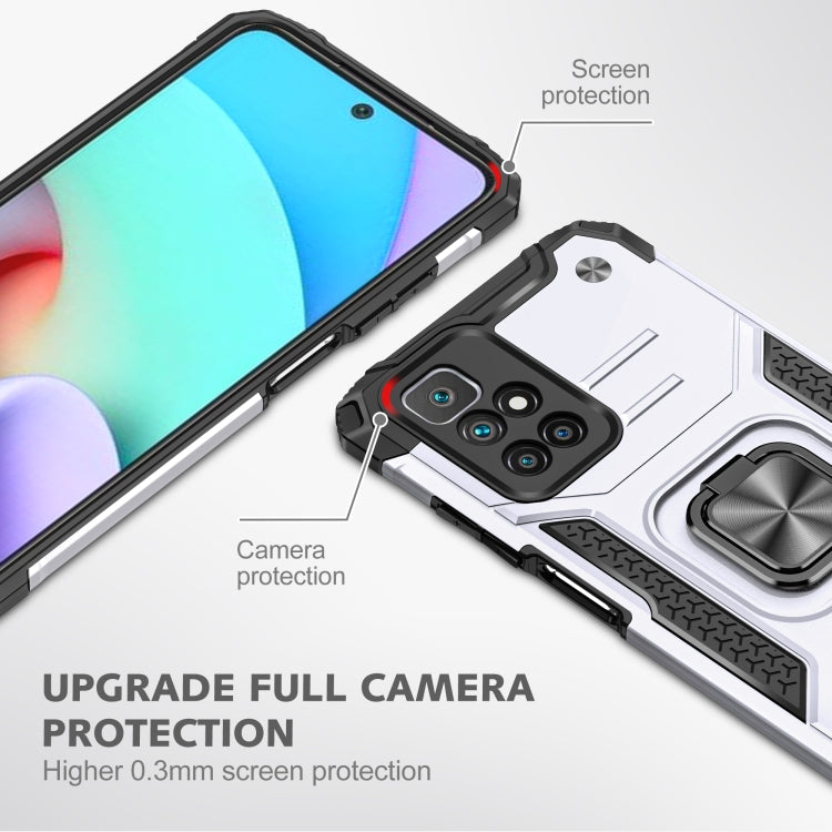 For Xiaomi Redmi 10 Magnetic Armor TPU + PC Phone Case