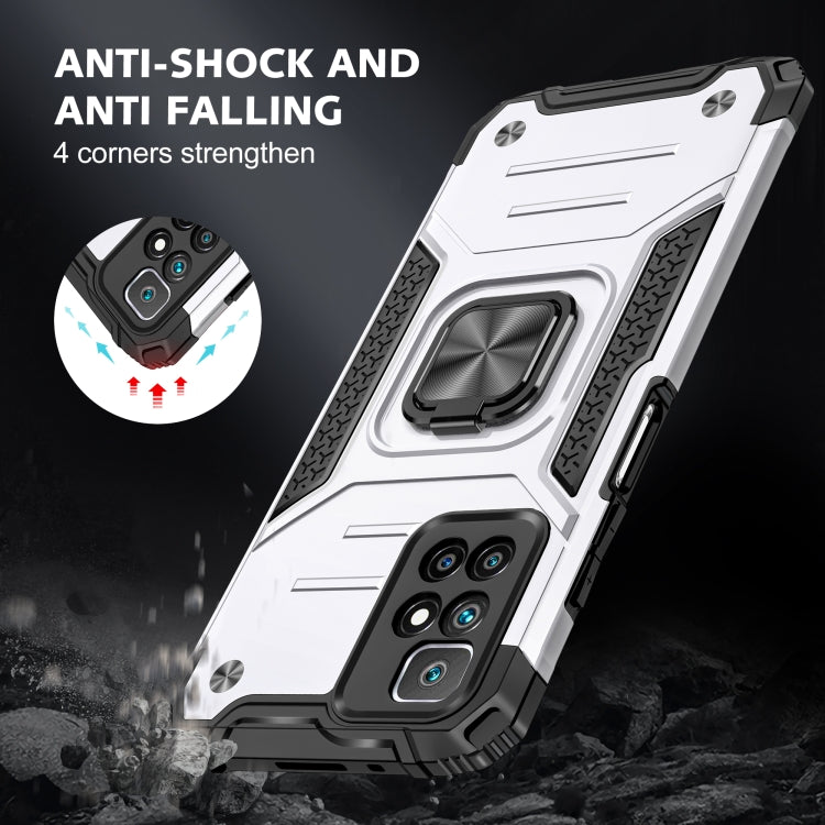 For Xiaomi Redmi 10 Magnetic Armor TPU + PC Phone Case