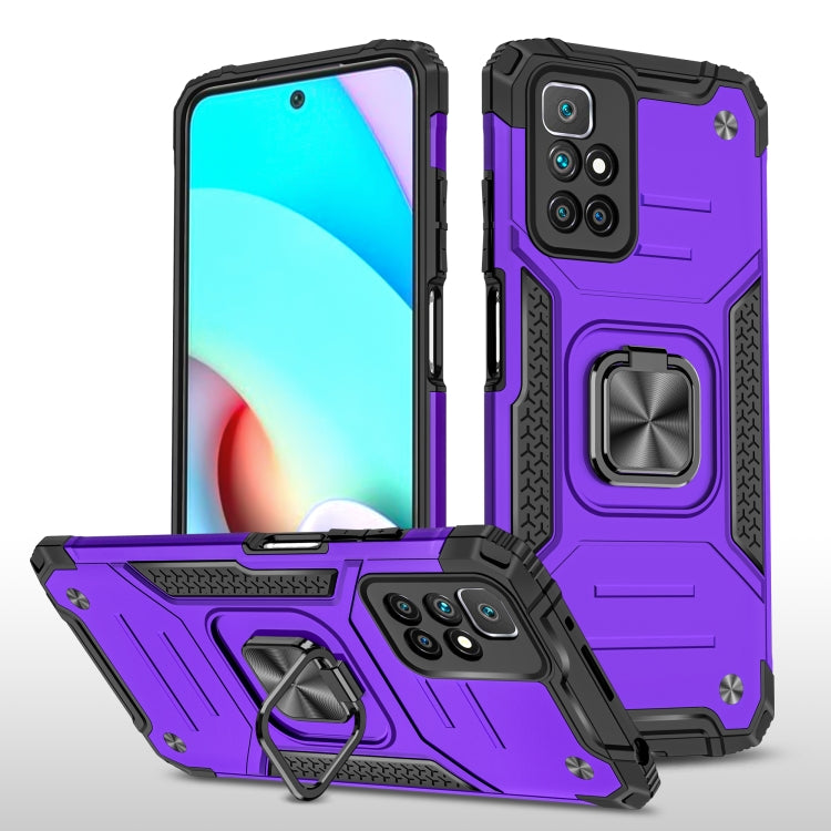 For Xiaomi Redmi 10 Magnetic Armor TPU + PC Phone Case